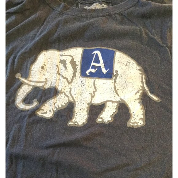 Oakland A's Black T-shirt w/Gray Elephant Men size Large Lg - Picture 4 of 4